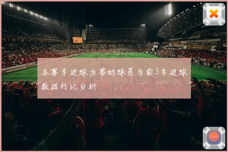 本赛季进球为零的球员与前3年进球数据对比分析