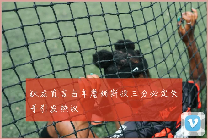 狄龙直言当年詹姆斯投三分必定失手引发热议